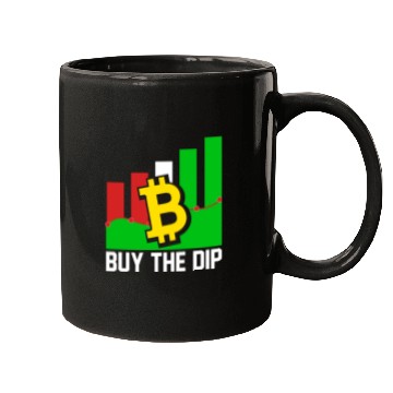 Discover Buy The Dip Blockchain Bitcoin SVG Mugs