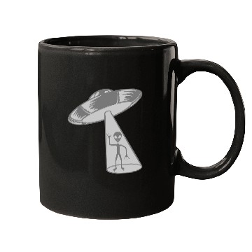 Discover UFO alien waves friendly Mugs