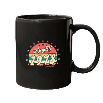 Discover Born August 1978 Mugs