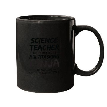 Discover Ninja Science Teacher Mugs