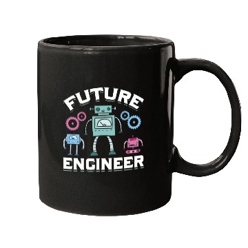 Discover Robot Future Engineer Boys Robotics Mugs