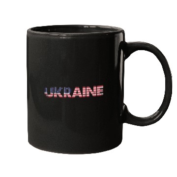 Discover I Stand with Ukraine Ukraine Flag Mugs