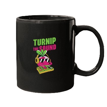 Discover Music Turnip Party Music Lover Vegetable Mugs