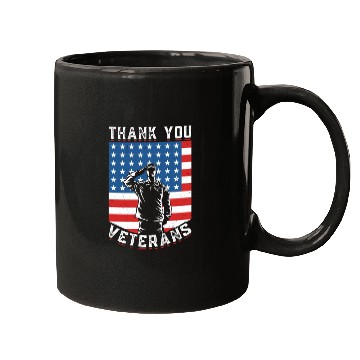 Discover Veterans Day Patriotic Soldiers American Flag US Mugs