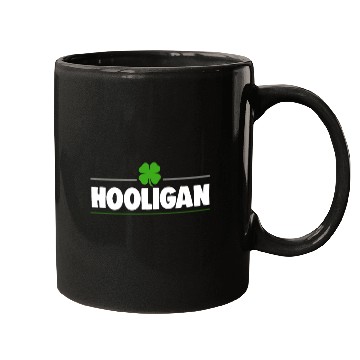 Discover Hooligan Ireland Clover Mugs