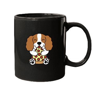 Discover Cavalier King Charles Spaniel Pizza Lover Mugs