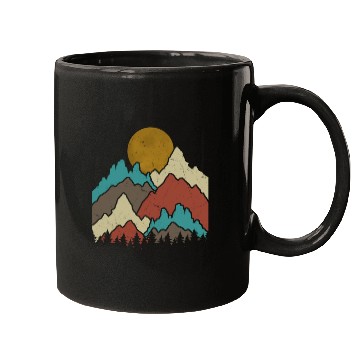 Discover Mountains Landscape Outdoor Mountaineering Mugs