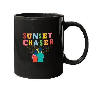 Discover Sunset chaser romantic view Mugs