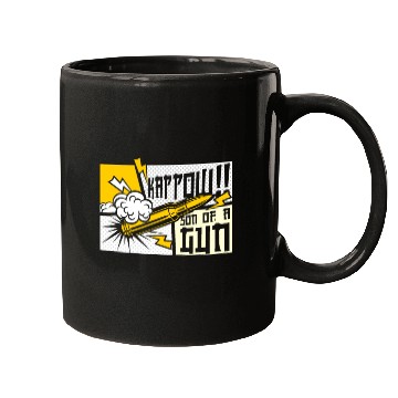 Discover Kappow Bullets Gun Explosion Big bang Aesthetic Mugs