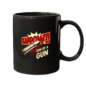 Discover Kappow Bullets Gun Explosion Big bang Aesthetic Mugs