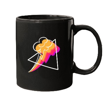Discover Synthwave Thunderstorm Meteorologist Gift Mugs