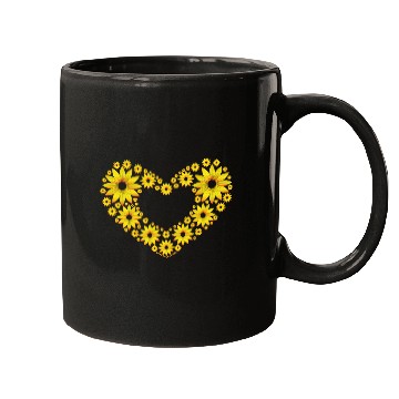 Discover Love sunflower Mugs
