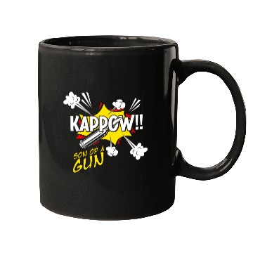 Discover Kappow Bullets Gun Explosion Big bang Aesthetic Mugs