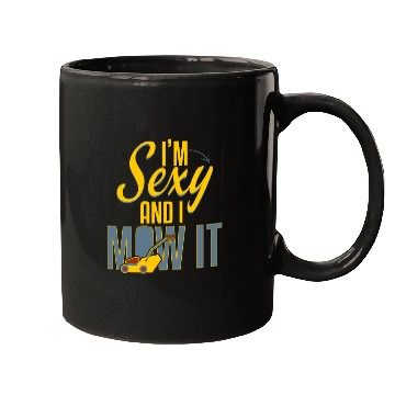 Discover Sexy And I Mow It Gardening Mugs