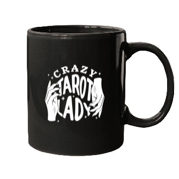 Discover Divination Crazy Tarot Lady Crystal Ball Tarot Mugs