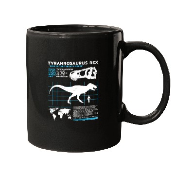 Discover Tyrannosaurus Rex fact sheet Mugs
