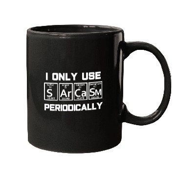 Discover Sarcasm Periodic Table Element Mugs Weird Science