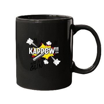 Discover Kappow Bullets Gun Explosion Big bang Aesthetic Mugs