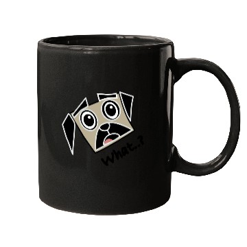 Discover Surprised pug Mugs