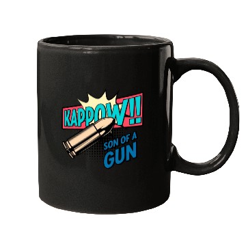 Discover Kappow Bullets Gun Explosion Big bang Aesthetic Mugs