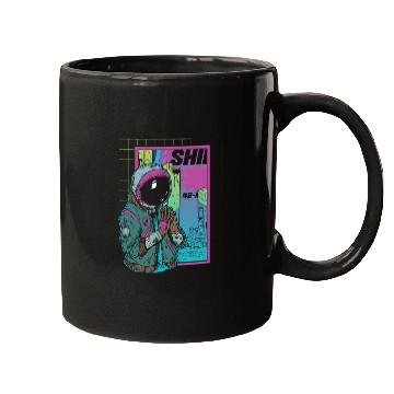 Discover Chaos Astronaut Punk Spaceman Mugs