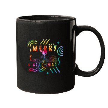 Discover Coastal Beach Christmas In July Mugs, Merry