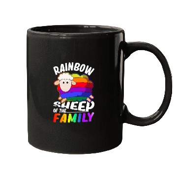 Discover Rainbow Sheep Lesbian Gay Pride Mugs