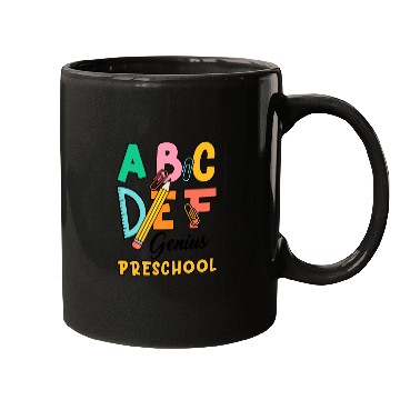 Discover Kids Back to School Alphabet Genius Preschool Mugs