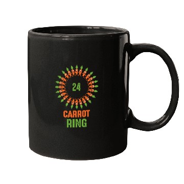 Discover 24 Carrot Ring Original and Clever vegetable pun Mugs