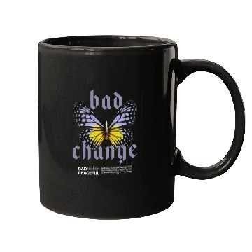 Discover Bad Change Butterfly Streetwear Mugs