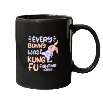 Discover Every Bunny Was Kung Fu Fighting Mugs