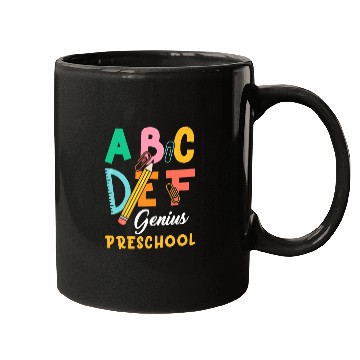Discover Kids Back to School Alphabet Genius Preschool Mugs