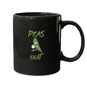 Discover Peas out microphone drop Mugs