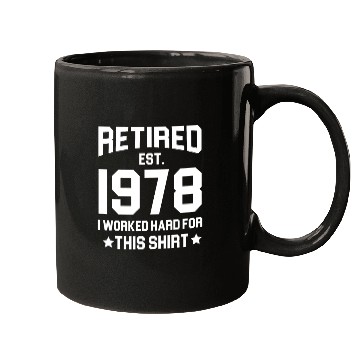 Discover 1978 retirement - retired in 1978 Mugs