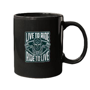 Discover Motorcyclist Hard Rock Cross Machine Two-Wheeler Mugs