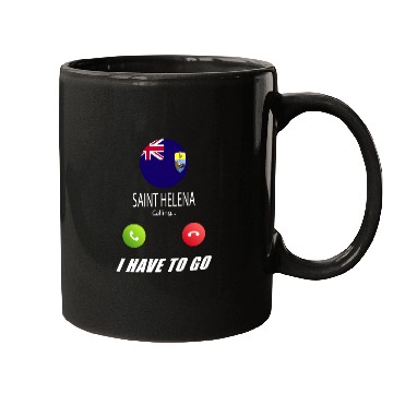 Discover SAINT HELENA is calling Is calling Flag Saying Mugs