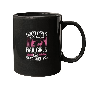 Discover Buck Deer Hunting Hunter Girl Mugs