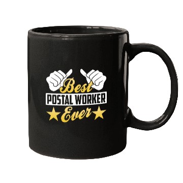 Discover Best Postal Worker Ever Courier Mailman Postman Mugs