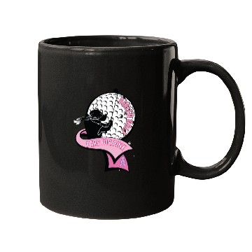 Discover Pars for Pink Driller Girls Golf Mugs