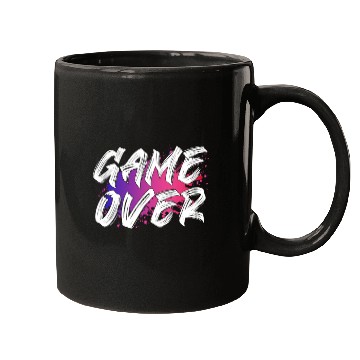 Discover Game Over For Dark Mugs