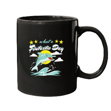 Discover Fintastic Dolphin Mugs