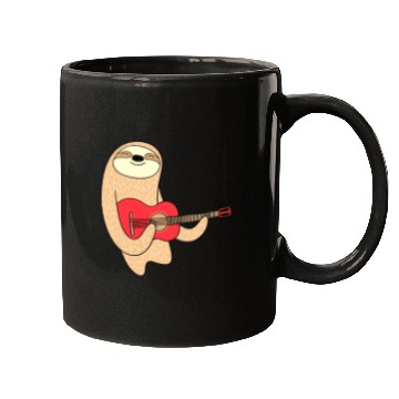 Discover SLOTH WITH GUITAR Mugs