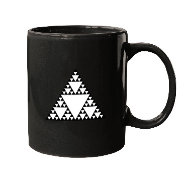 Discover Sierpinski, Triangle Mugs