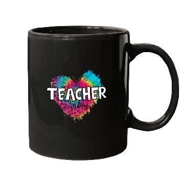 Discover Teacher, Heart Mugs