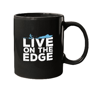 Discover The Edge Water Skiing Mugs
