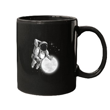 Discover Far From Moon - Astronaut Mugs