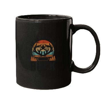 Discover Buck Deer Hunting Hunter Pun Mugs