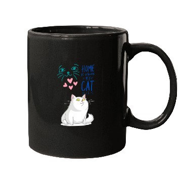 Discover Cat Home Smart Animal Funny Meme Love Family Pet Mugs