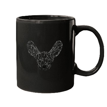 Discover Metallic Geometric Fennec Fox Mugs