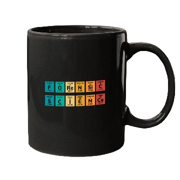 Discover Forensic Science Periodic Table Mugs